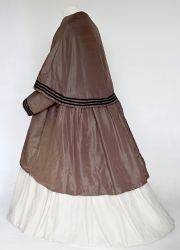 A side-back view of the coat